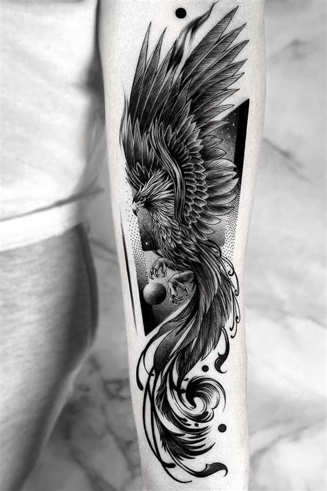 forearm phoenix tattoo ideas symbolic designs  empowerment  rebirth
