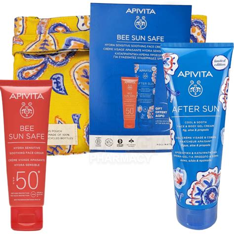 APIVITA Promo Bee Sun Safe με Hydra Sensitive Soothing Face Cream SPF50