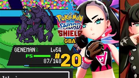 Champion Cup Vs Marnie Lets Play Rom Hack Pokemon Sword Gba Part 20