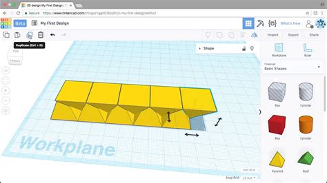 Tinkercad Tutorial Creating Linear Patterns Youtube