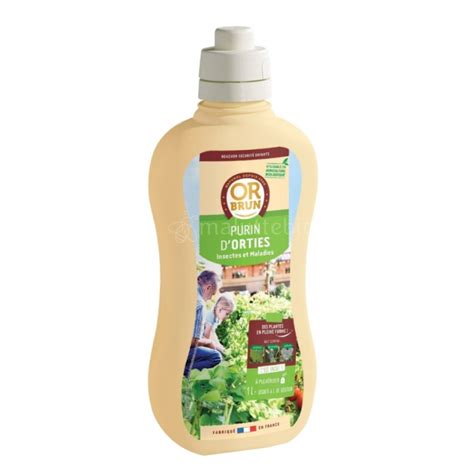 Purin D Orties Liquide 1L Or Brun Fongicide Et Insecticide Naturel