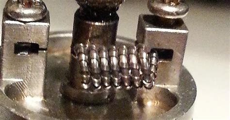 Clapton Coil 22awg Gplat Wrapped With 164th Nichrome Flat Wire