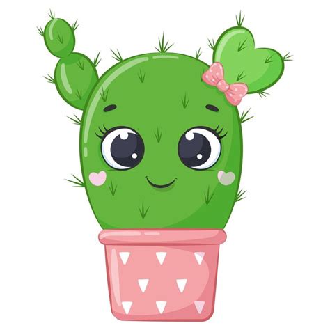 Cute Cactus Clipart Png Eps Jpeg Succulent Clipart Etsy Arte