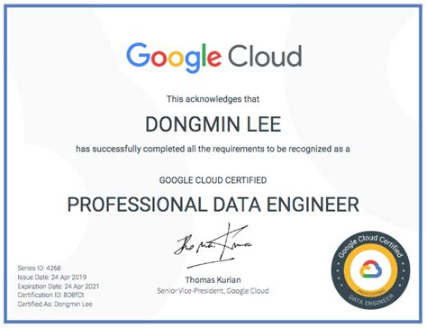 gcp google cloud certified professional data engineer