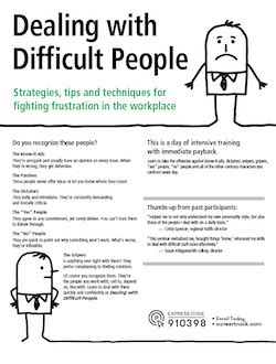 Dealing With Difficult People Pryor Learning