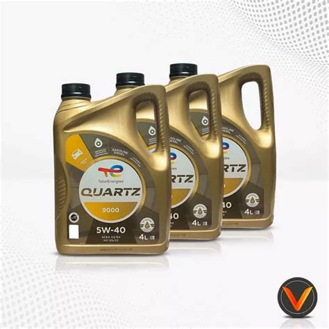 Aceite Total Quartz 9000 5w 40 3 Bidones De 4litros Cuotas sin interés