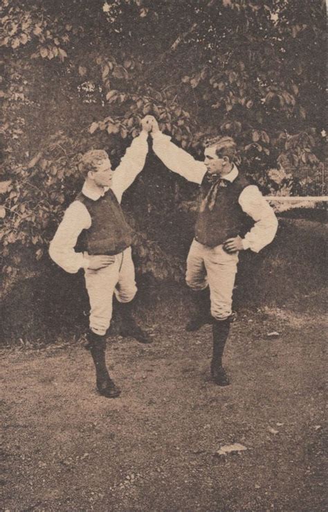 Men Morris Swiss Dancing At Skansen Gay Interest Switzerland Postcard Europe Switzerland
