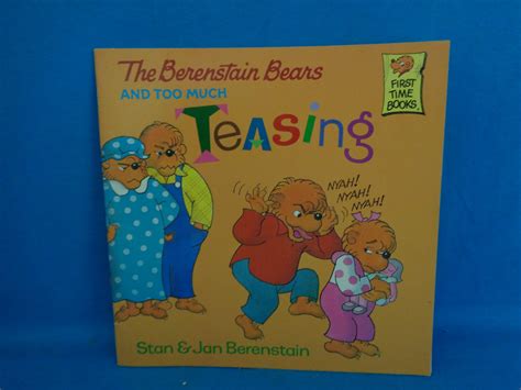 1995 The Berenstain Bears And Too Much Teasing Book By Stan And Etsy