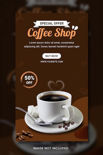 Cafeter A Banner Archivo Psd Premium