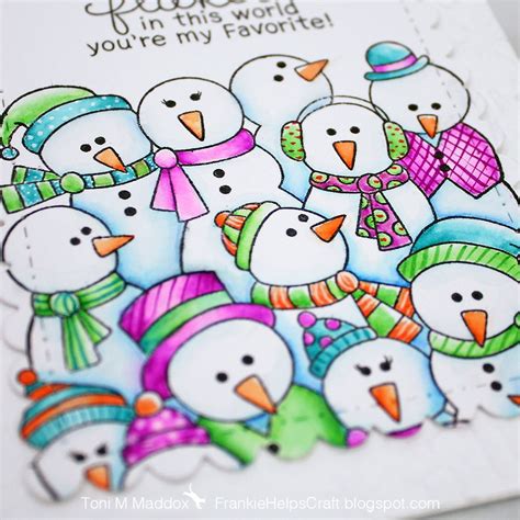 Frozen Fellowship Card By January Guest Designer Toni Maddox Frozen