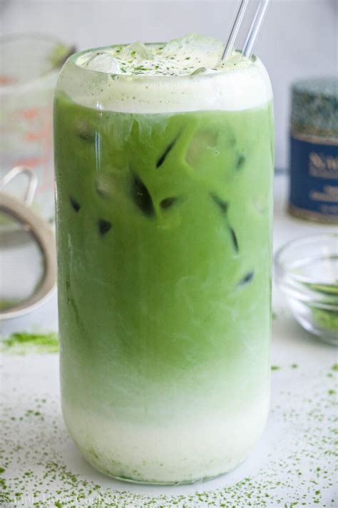 how to make matcha latte iced