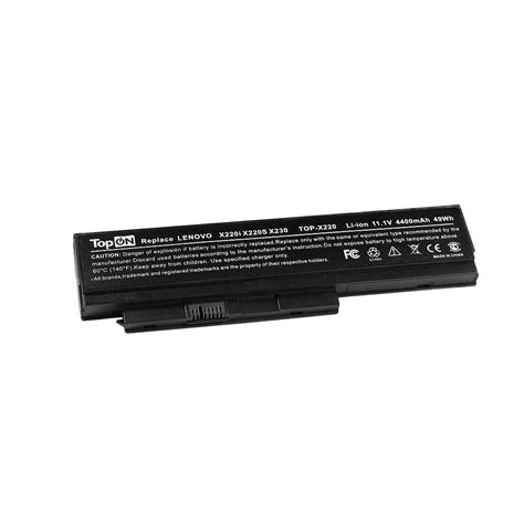 TopON TOP-X230 Аккумулятор для ноутбука Lenovo ThinkPad X220, X230 11 ...