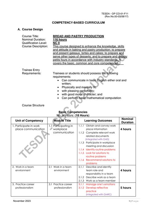 Solution Cbc Bread And Pastry Production Nc Ii Complete Integrated With 21st Century Gmrc And