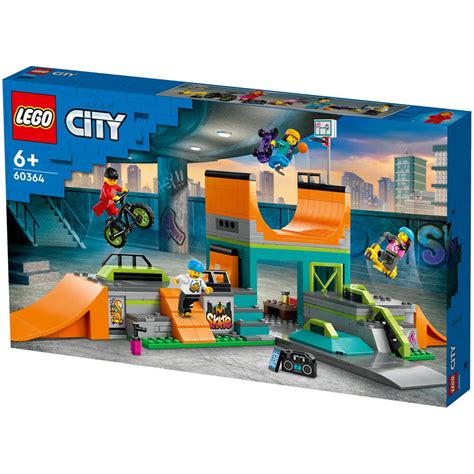 LEGO City Street Skate Park 454 Piece Building Set 60364 for Ages 6+