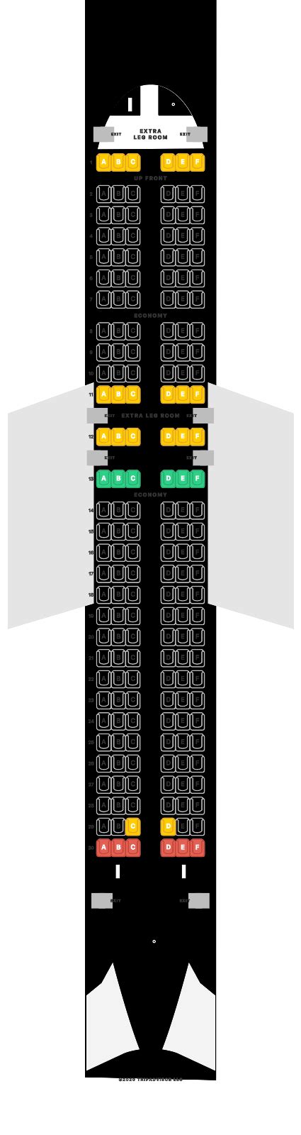 Seatguru Seat Map Tigerair Australia