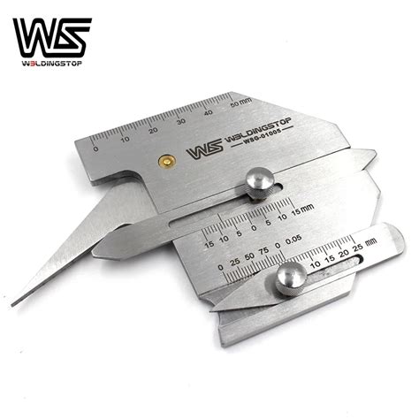 Hjc60 Weld Bead Height Welding Seam Gap Ruler Gage Metric Welding Gauge