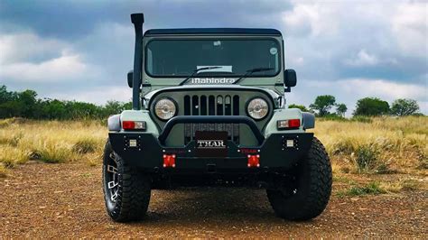 Mahindra Thar Is Classic Looking Jeep Thats Available Today