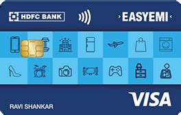 HDFC Easy EMI Credit Card Benefits Features Charges Eligibility