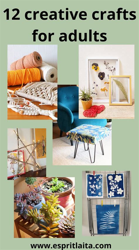 12 creative crafts for adults