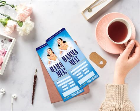 Printable Mamma Mia Broadway Surprise Ticket Mamma Mia Musical