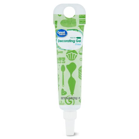 Great Value Decorating Gel, Green, 0.67 oz