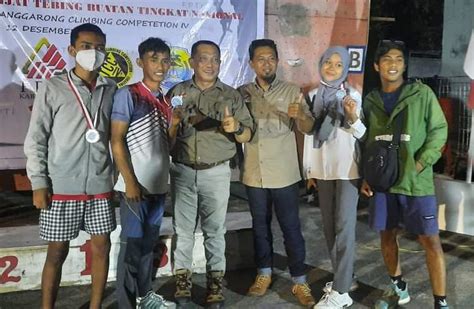 Kota Palu Borong Tiga Medali Di Open Tournament Panjat Tebing Buatan