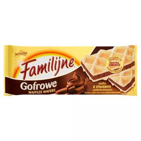 Jutrzenka Familijne Gofrowe Wafle Z Museum Czekoladowym Sako Market