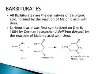 Barbiturates | PPT | Free Download