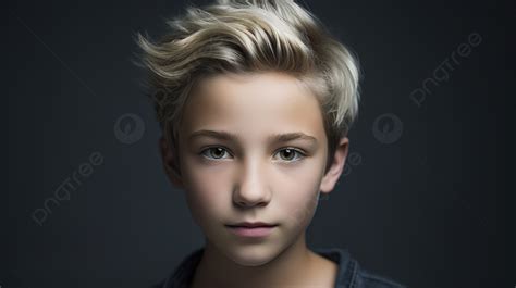 Boy With Short Hair In Dark Background, Pictures Of 12 Year Olds Background Image And Wallpaper ...