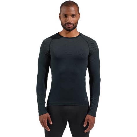 Odlo Maglia Intima Maniche Lunghe Uomo Performance Light Nero Bike