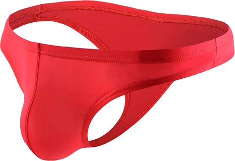 Bragas Para Hombre Suave De Seda De Hielo El Stico De Baja Altura Jockstraps Bikini G String