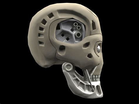 Terminator Head Skull 3D model | CGTrader