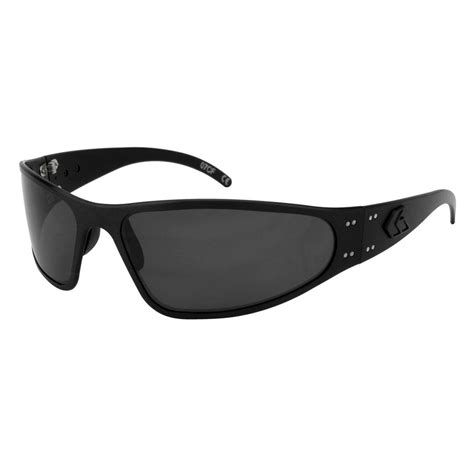 Gatorz Wraptor Blackout Sunglasses With Polarized Lens