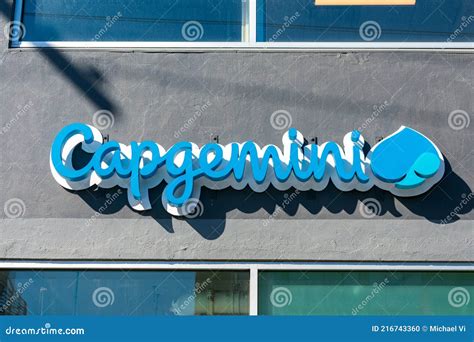 Capgemini Consulting Company Logo Editorial Photo