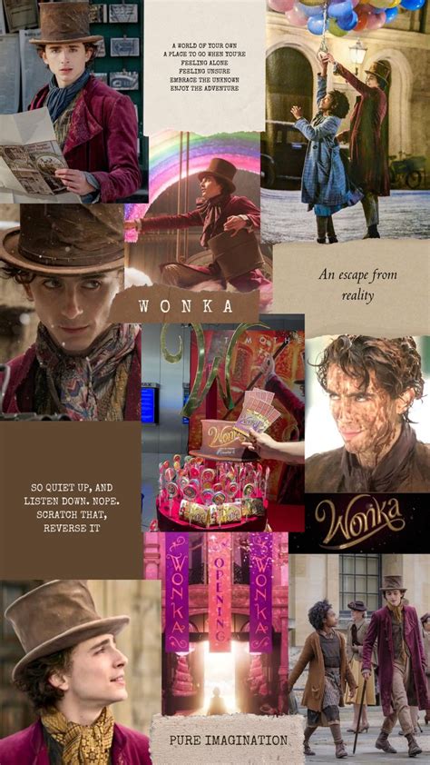 Wonka 2023 Timothee Chalamet Mobile Wallpaper in 2024 | Timothee ...