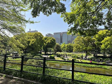 日比谷公園 心字池ヒビヤコウエン シンジイケ日比谷公園日比谷駅湖沼 池 By Line Place