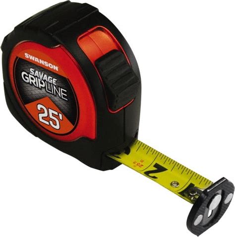 SAVAGE By SWANSON Tape Measure 25 Long 1 1 16 Width Yellow