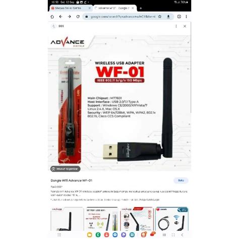 Jual Dongle Wifi Advance Wf Wireless Adapter Shopee Indonesia