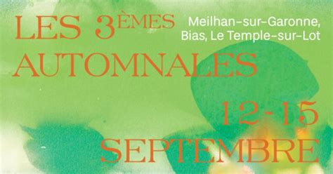 Les Mes Automnales Concert De Piano Le Temple Sur Lot Date