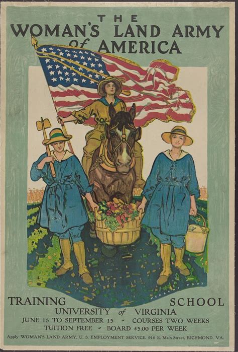 The Womens Land Army Of America Poster · Digital History 511 Theory