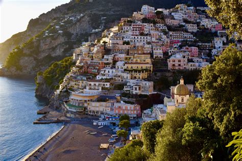 Positano at sunset : r/italy