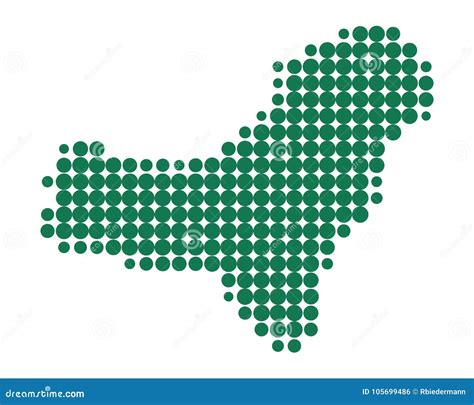 Map of El Hierro stock vector. Illustration of point - 105699486