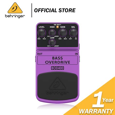 Behringer Bod400 Bass Overdrive Effects Pedal Bod 400 Bod 400 Shopee Malaysia