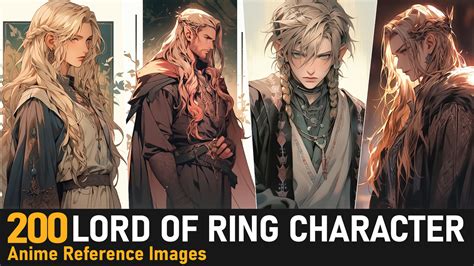 ArtStation - Lord Of Ring Character In Anime Style|4K Reference Images ...