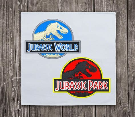 Jurassic Parc And Jurassic World Embroidery Design Download