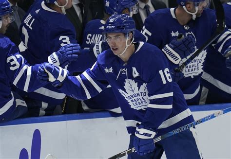 NHL Roundup Mitchell Marner Extends Points Streak To 21 Games Marner