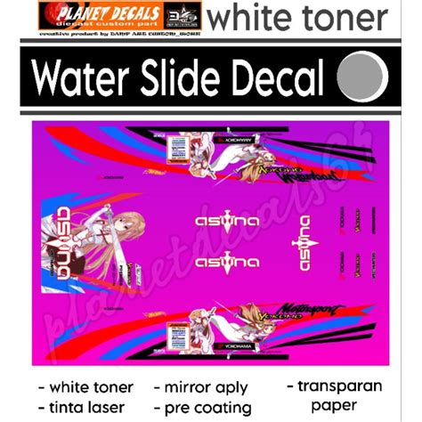 Universal Hot Wheels Decal Anime Sauna White Toner Shopee Philippines