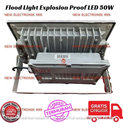 Jual Lampu Sorot Yaming Flood Light Explosion Proof Led 50W 6000K Putih