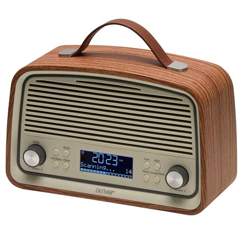 Denver Retro Radio DAB 38 Dark Wood Hemelektronik CDON