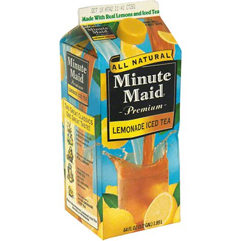 Minute Maid Premium Lemonade Iced Tea All Natural Dairy Riesbeck